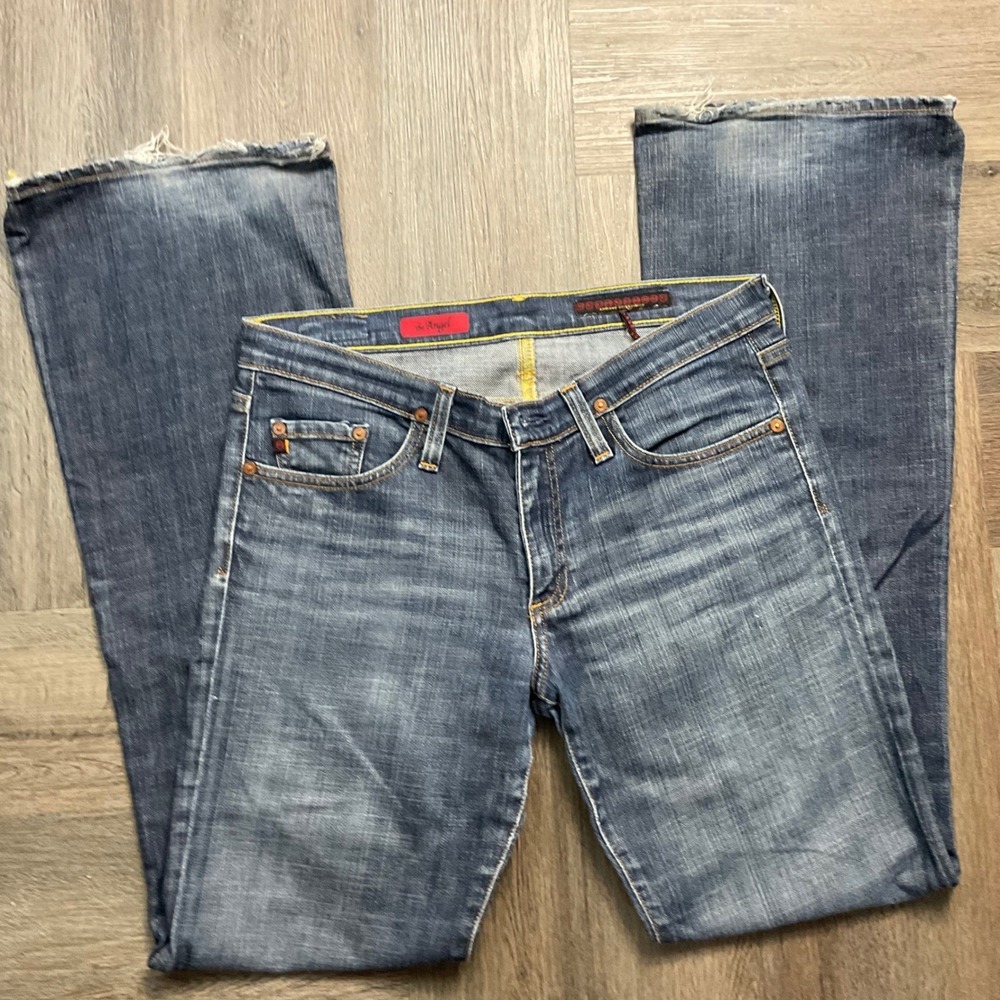Y2K AG Adriano Goldschmied The Angel Bootcut Low Rise Jeans Womens 29 R Blue